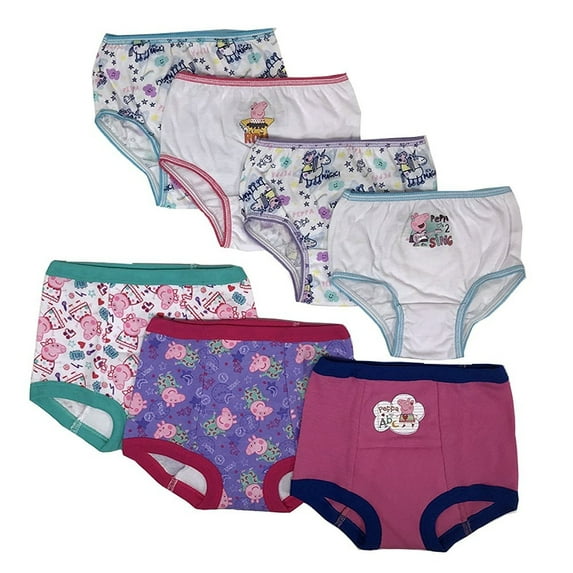 Peppa Pig Toddler Girls' 3pk Training Pants and 4pk Panty