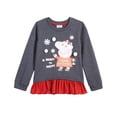 thumbnail image 1 of Peppa Pig Toddler Girls Contrast Hem Top, 1 of 1