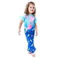 thumbnail image 1 of Peppa Pig Toddler Girls' Pajamas Mermaid Fun 2 Piece Sleepwear Set with Ruffled Cuffs on Sleeves (2T), 1 of 5