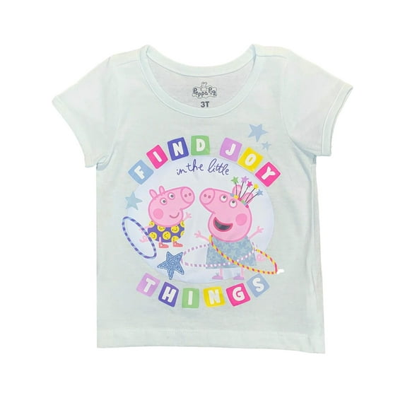 Peppa Pig Toddler Girls' Short Sleeve T-Shirt, Sizes 2T-4T