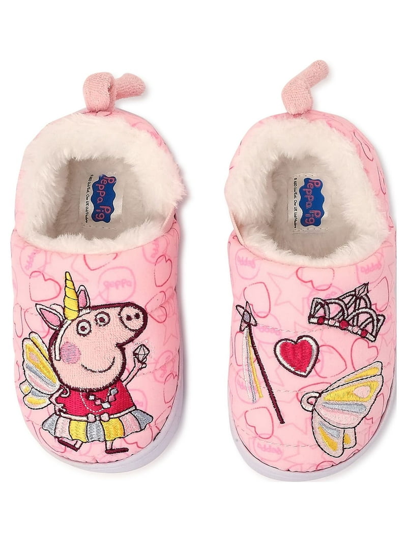 Peppa Pig Toddler Girls Slipper, Sizes 5/6-11/12