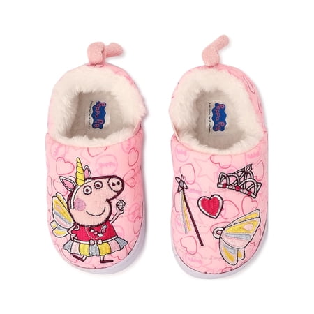 Peppa Pig Toddler Girls Slipper, Sizes 5/6-11/12