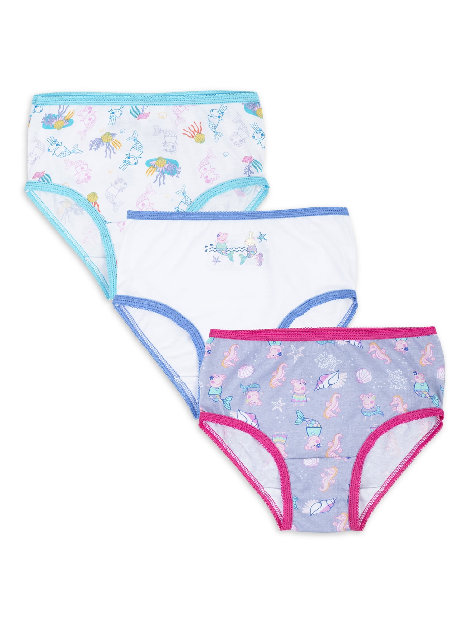 Peppa Pig Toddler Girls' Underwear, 3 Pack 