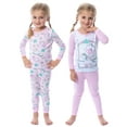thumbnail image 1 of Peppa Pig Toddler Girls' Unicorn 4 Piece Long Sleeve Pajama Set Mix Match, 1 of 7