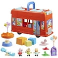 thumbnail image 1 of Peppa Pig Toys Peppa’s 2-in-1 Party Bus Playset with 3 Figures, Preschool Toys for 3+, 1 of 12
