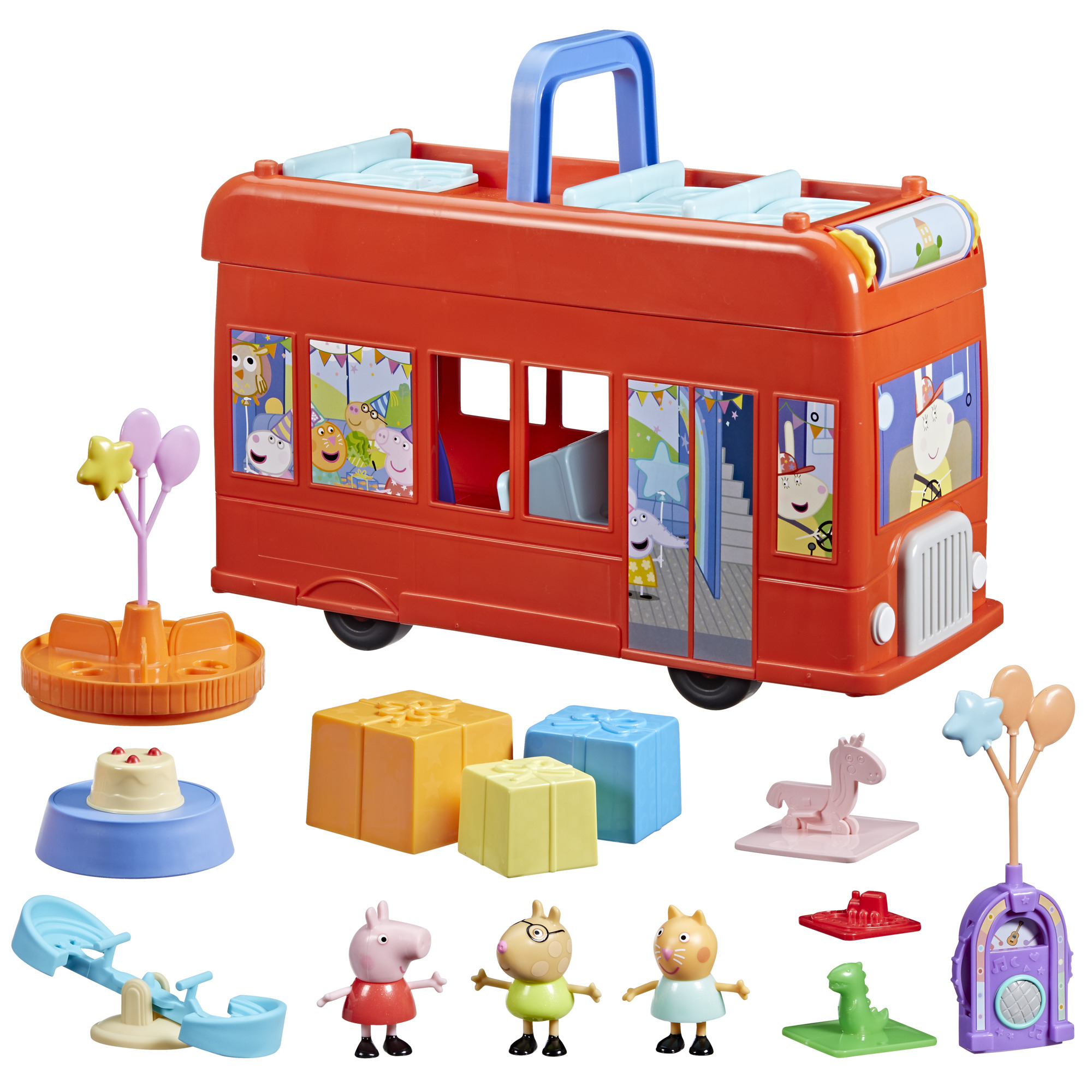 Peppa Pig Toys Peppa s 2 in 1 Party Bus Playset With 3 Figures Peppa Pig Toys Peppa s 2 in 1 Party Bus Playset With 3 Figures