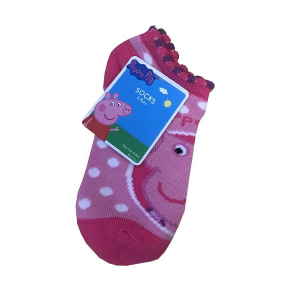 Peppa Pig Two Pack Toddler Socks