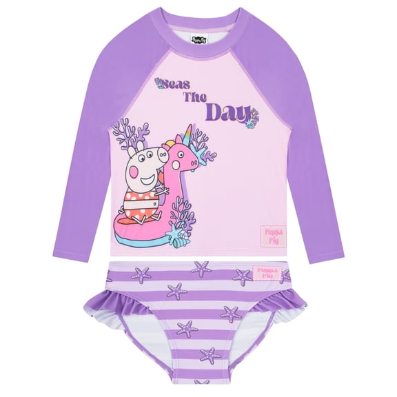 Peppa Pig Two Piece Swim Set 2T - 8