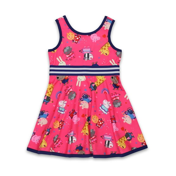 Peppa Pig and Friends Toddler Girls Fit and Flare Ultra Soft Dress PPG1498DS