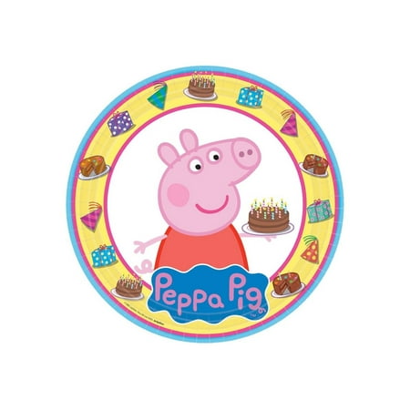 Peppa PigEdible Icing Image for 6 inch Round Cake