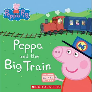 Pre-Owned Peppa and the Big Train (Peppa Pig) (Board Book) 9781338054200
