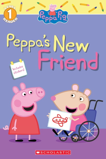 Peppa's New Friend (Peppa Pig Level 1 Reader with Stickers), (Paperback)