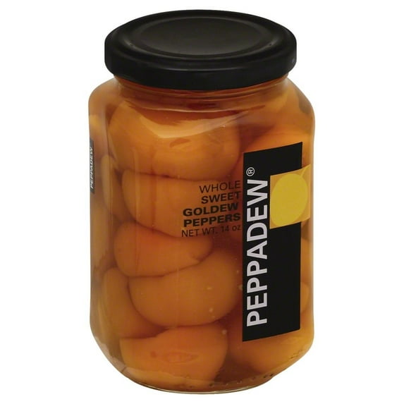 Peppadew Goldew Peppers, Sweet, Whole, 14 Oz