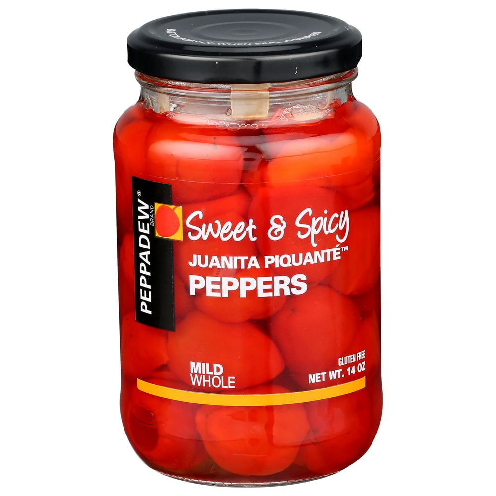 Peppadew Mild Whole Sweet Piquante Pepper, 14 Ounce -- 12 per Case.