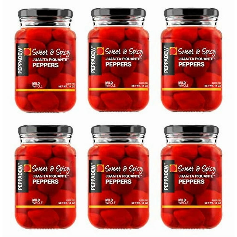 Song4Life Peppadew Mild Whole Sweet Piquante Peppers, 14-Ounce