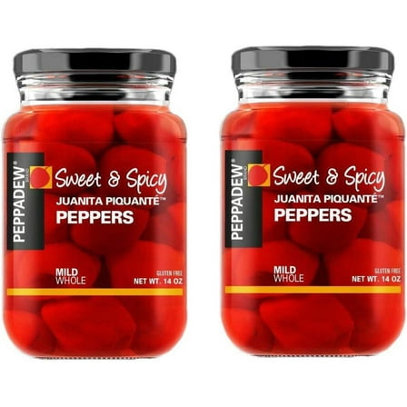 Peppadew Piquant Mild - Sweet & Spicy Peppers 400g - Pack 2