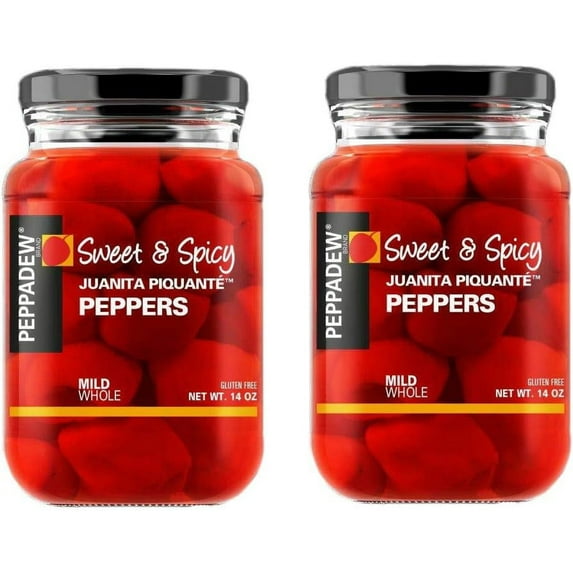 Peppadew Piquant Mild - Sweet & Spicy Peppers 400g - Pack 2