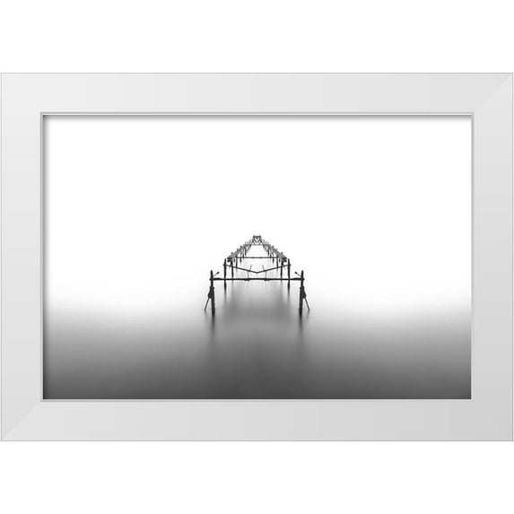 Peppas, Bill 14x11 White Modern Wood Framed Museum Art Print Titled - Infinity Ii
