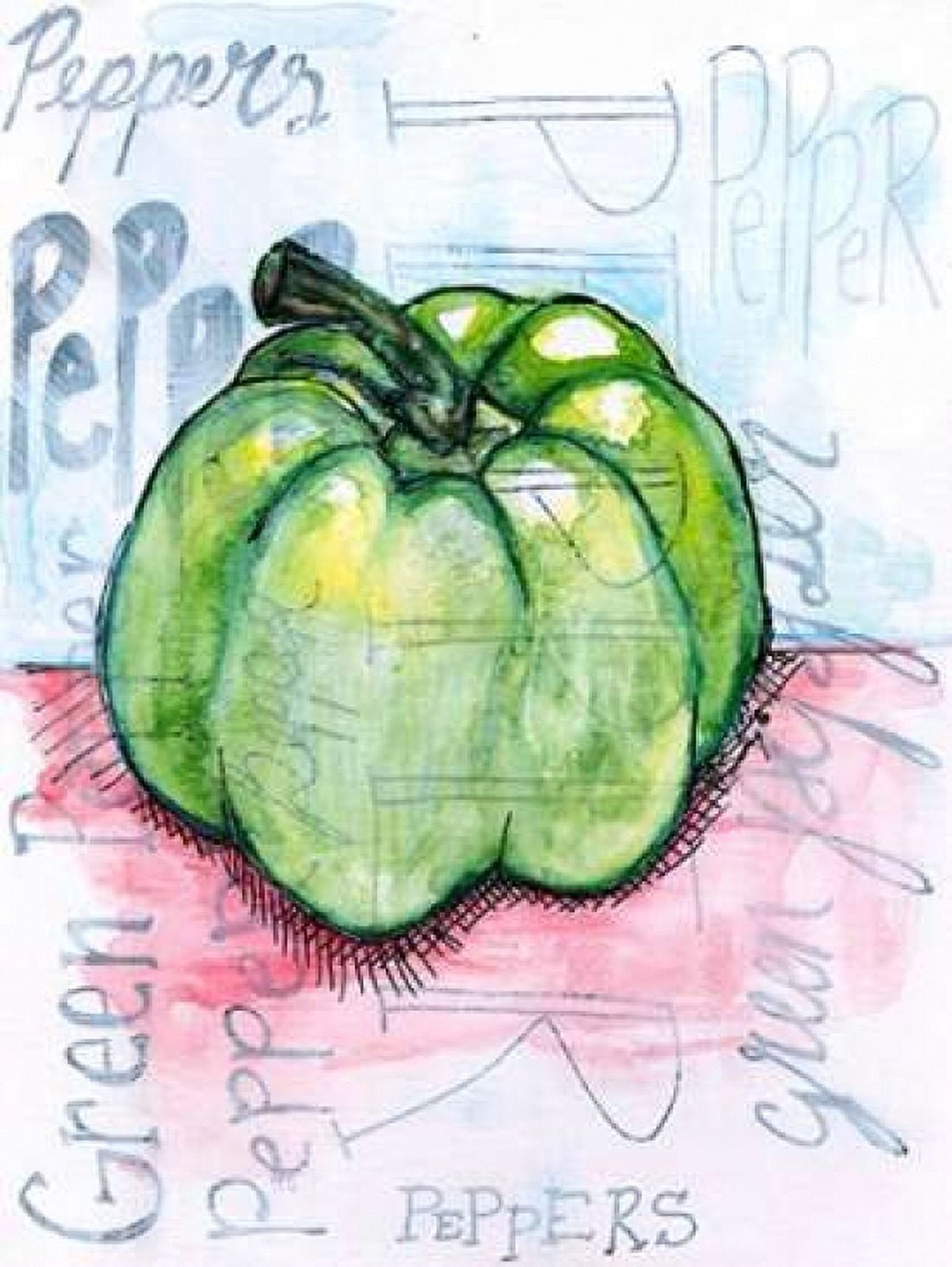 Pepper Canvas Art - Anne Seay (18X24)