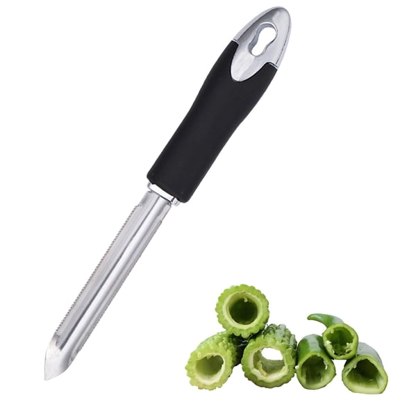 Pepper Corer Stainless Steel Zucchini Cucumber Corers Pepper Seed Remover Tool.