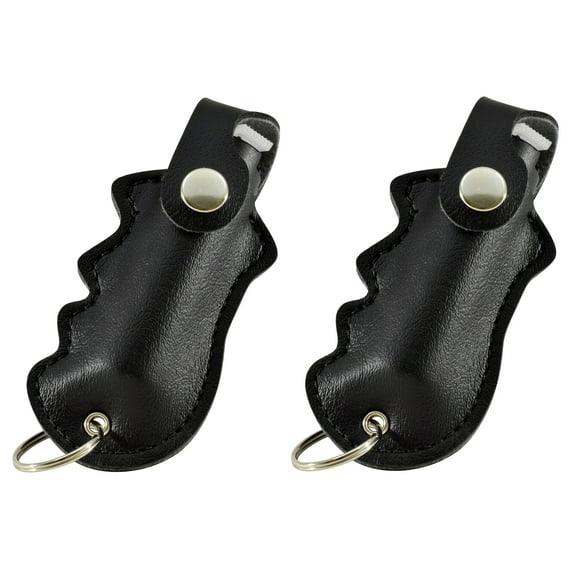 Pepper Defense 2-PACK Pepper Spray with Finger Grip Holster - Maximum Strength Formula - Self Defense Personal Safety Protection