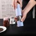 thumbnail image 1 of Pepper Grinder - Automatic Electric Pepper Mill, Battery Operated Stainless Steel Spice Grinder, Adjustable Coarseness, Push Button, Easy Refill, Arthritis Friendly, 1 of 9