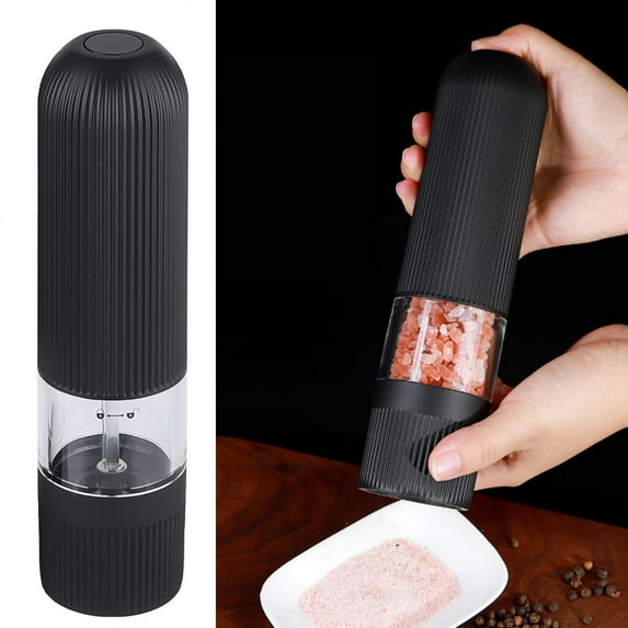 Pepper Grinder Coffee Grinder Electric Pepper Grinder Pepper Grinding Tool 2Pcs Black Pepper Grinder Household Portable Electric Coffee Mill Grinder For Kitchen