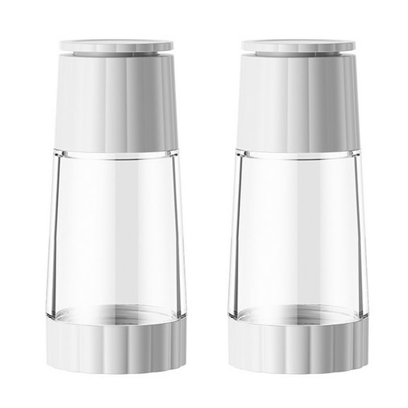 Pepper Grinder Manual Peppercorns Sea Salt Grinding Bottle Pepper Powder Grinding Household Seasoning Bottle White