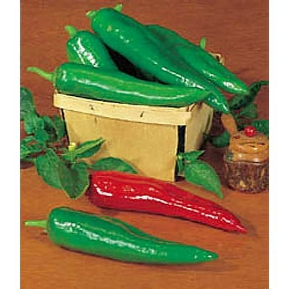 Pepper Hot Anaheim Chili Great Heirloom Vegetable by Seed Kingdom Bulk 1/4 Lb Seeds