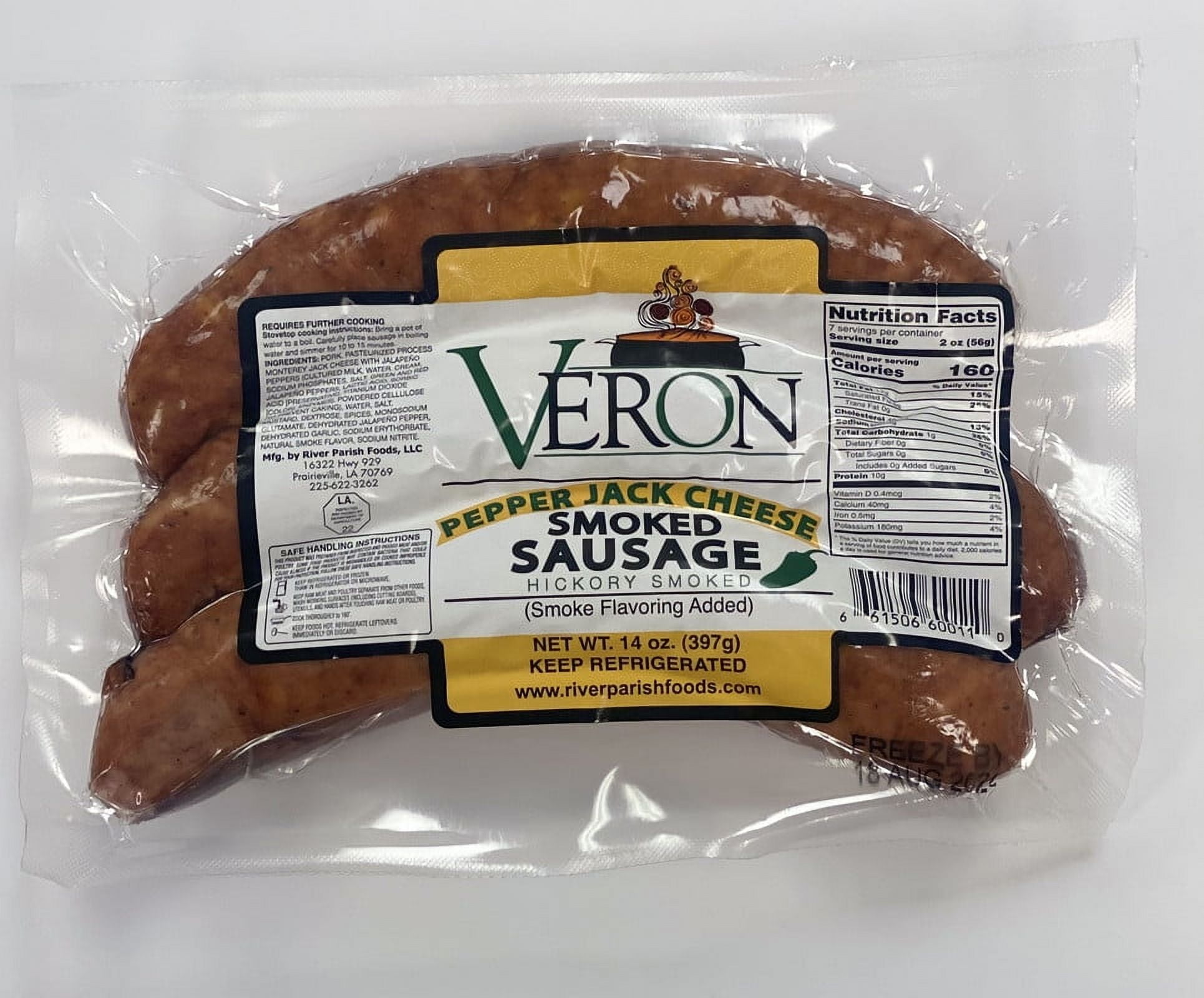 Pepper Jack Cheese Smoked Sausage
