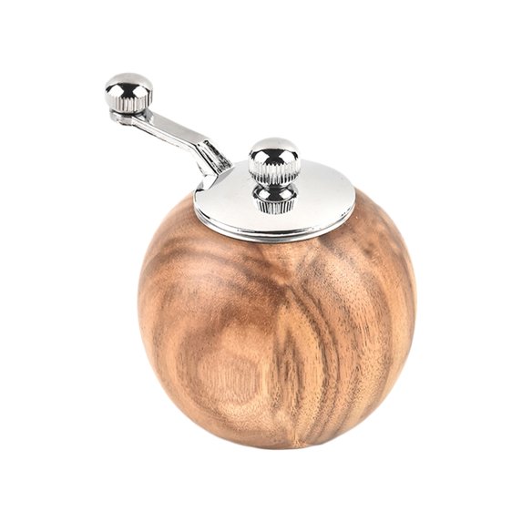NIAIZEK Manual Wooden Pepper Mill with Adjustable Ceramic Mechanism for Kitchen, Easy to Use, 1 Set