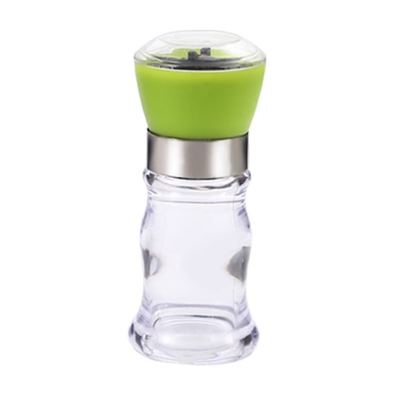 Pepper Mill Grinder Cooking Kitchen Tool Adjustable Refillable Manual Natural Sea Salt Jar