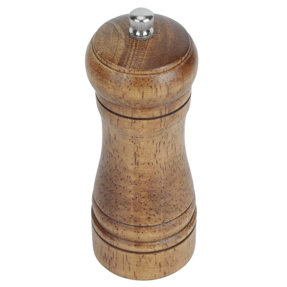 Pepper Mills Manual Professional Oak Wood Pepper Grinder High End Household Hand Operated Spice Salt Pepper Mill Kitchen Tool[10 Inches]