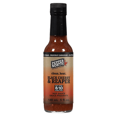 Pepper North Artisan Foods Momento de Muerte, Black Cherry & Reaper Hot Sauce, 148ml/5 fl. oz
