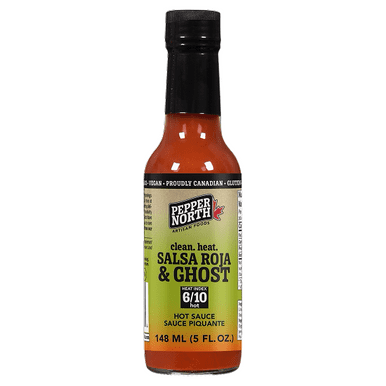 Pepper North Artisan Foods No Joke, Salsa Roja & Ghost Hot Sauce, 148ml/5 fl. oz. {Imported from Canada}