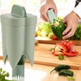 thumbnail image 1 of Pepper Seed Corer Remover,  2 in 1 Fruit Pepper Corer Bell Pepper Corer Seed Remover Tool, Pepper Deseeder Bell Pepper Corer Tool Pepper Cutter for Vegetables Kitchen Gadget (Green), 1 of 13