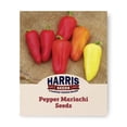 thumbnail image 1 of Harris Seeds Mariachi Pepper, Non-GMO Santa Fe Grande Type Medium Heat Variety, Treated, 50 Count, 1 of 7