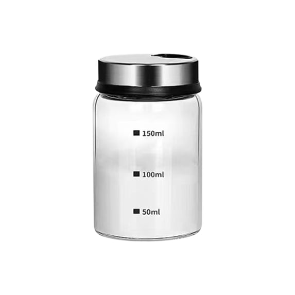 Pepper Shakers, Zzbeans Adjustable Glass Spice Shaker Bottles, Clear Lead-Free Borosilicate Kitchen Seasoning Containers with Non-Slip Pads Reusable Tags