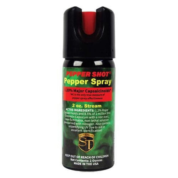 Pepper Shot 1.2% Mc Pepper Spray Stream 2oz