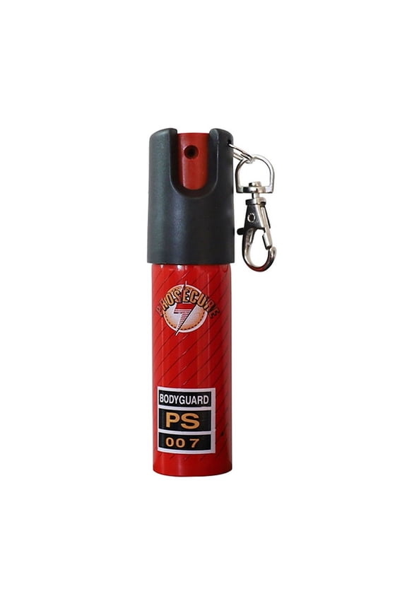 Pepper Spray 0.68oz Self Defense Safety Lock Security Keychain