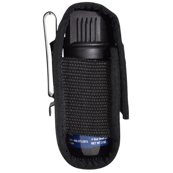 Pepper Spray Holster with Metal Belt Clip for 1.5 - 2 oz Self Defense Spray (Pepper Spray Not Included)