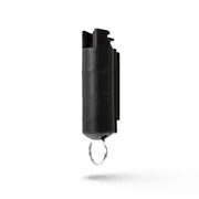 Pepper Spray Keychain with Belt Clip for Safety, 16 ft Range, Black, Self Defense by Guard Dog Security, 1 pack