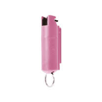 Pepper Spray Keychain with Belt Clip for Safety, 16 ft Range, Light Pink, Self Defense by Guard Dog Security, 1 Pack