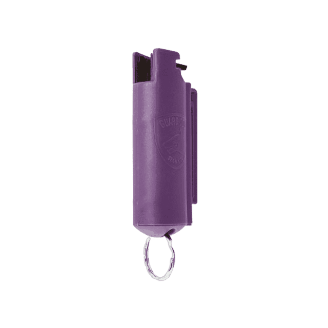 Pepper Spray Keychain with Belt Clip for Safety, 16 ft Range, Purple ...