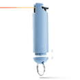 thumbnail interactive-video image 1 of Pepper Spray with Finger Grip & Safety Lock, 16 ft Range, 05 oz, Airy Blue Pepper Spray Keychain, Self Defense by Guard Dog Security, 1 of 9