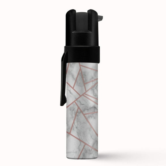 Pepper Spray with Clip Police Edition, 16-ft Range, Marble Design Pepper Spray for Protection, Self Defense by Guard Dog Security, 1 pack