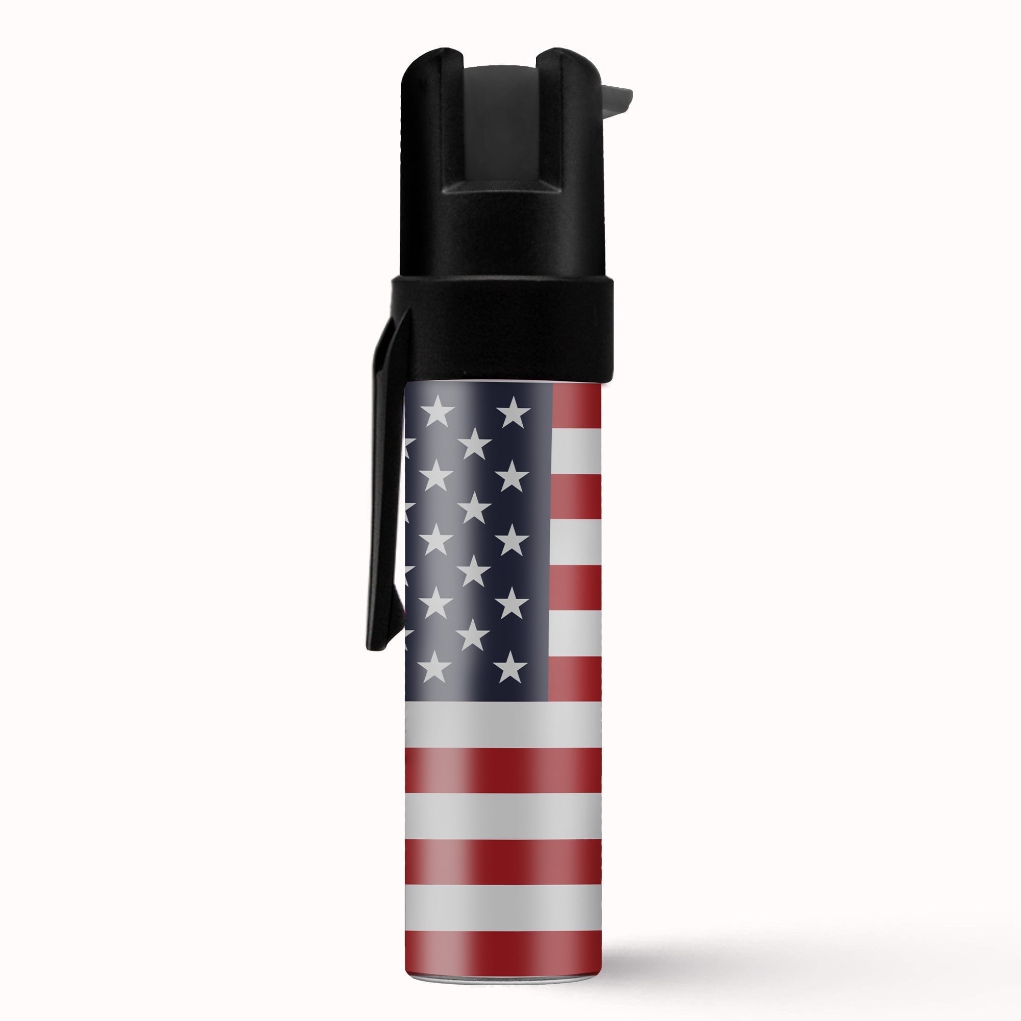 Pepper Spray with Clip Police Edition, 16Ft Range, USA Flag Design