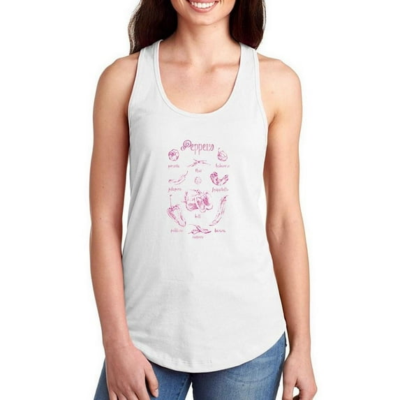 Pepper Varieties Racerback Tank Women -Ethan Harper Designs, Female Large
