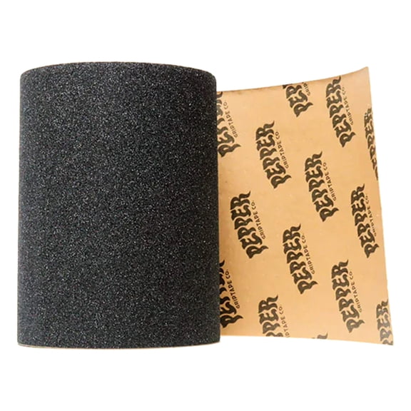 Pepper XG Roll Black Skateboard Griptape - 9" X 60"