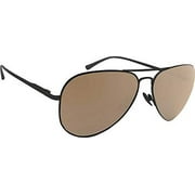 Pepper's Unisex Taildragger Polarized Sunglasses, Blk/Brn, OS
